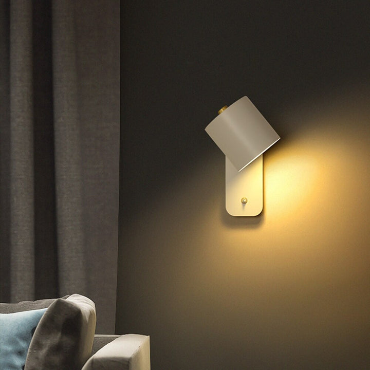 Moderna LED Vägglampor med Strömbrytare Inomhus Heminredningslampor