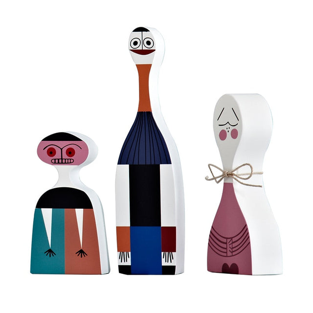 Hemdekoration Vardagsrum Kawaii Tillbehör Skulpturer & Figurer Karaktärsformer Söt Trä Handgjord Europa Hushållsartiklar