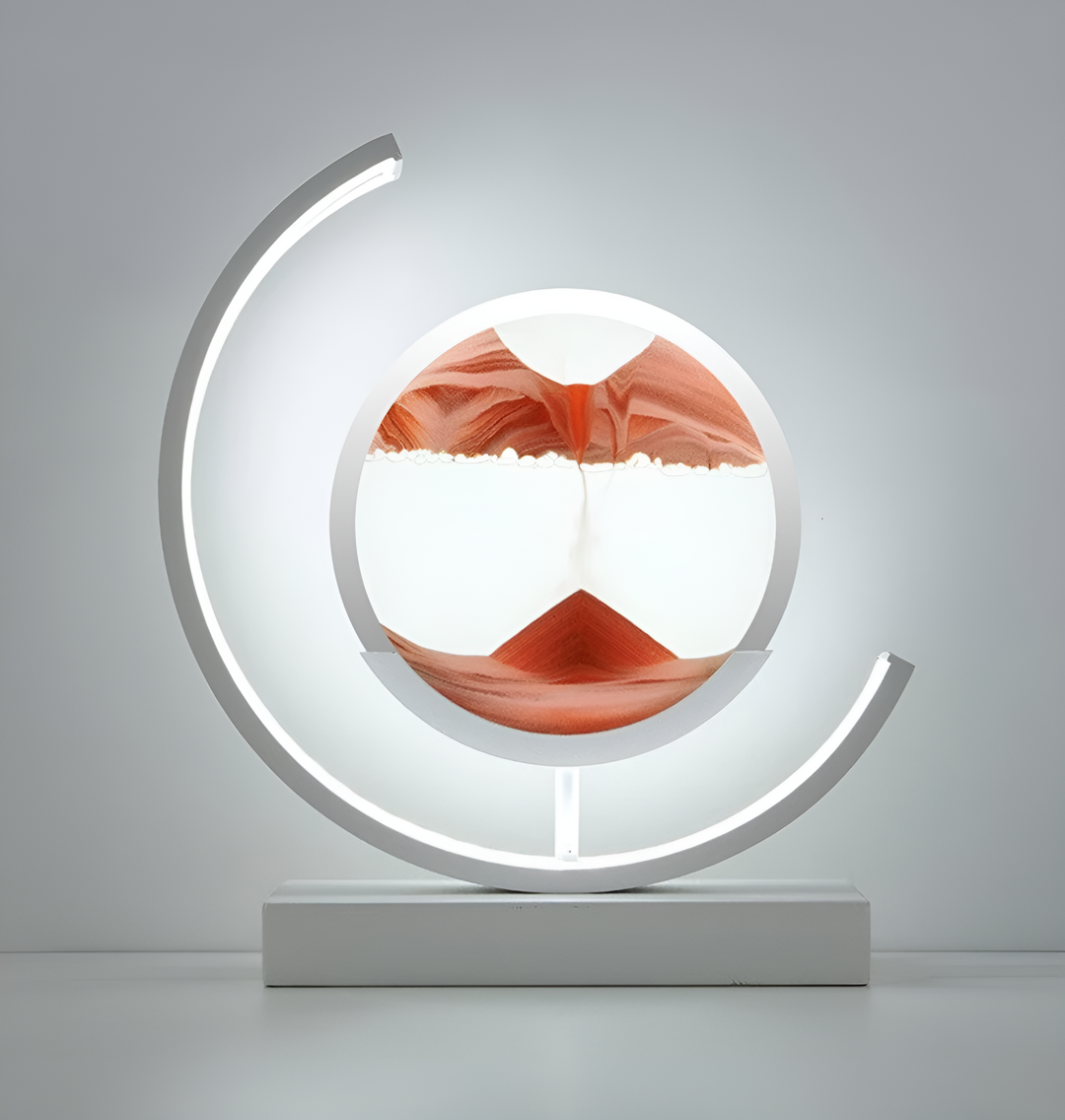 Sandscape - Flödande Sand LED Lampa 3D Kvicksand Nattljus