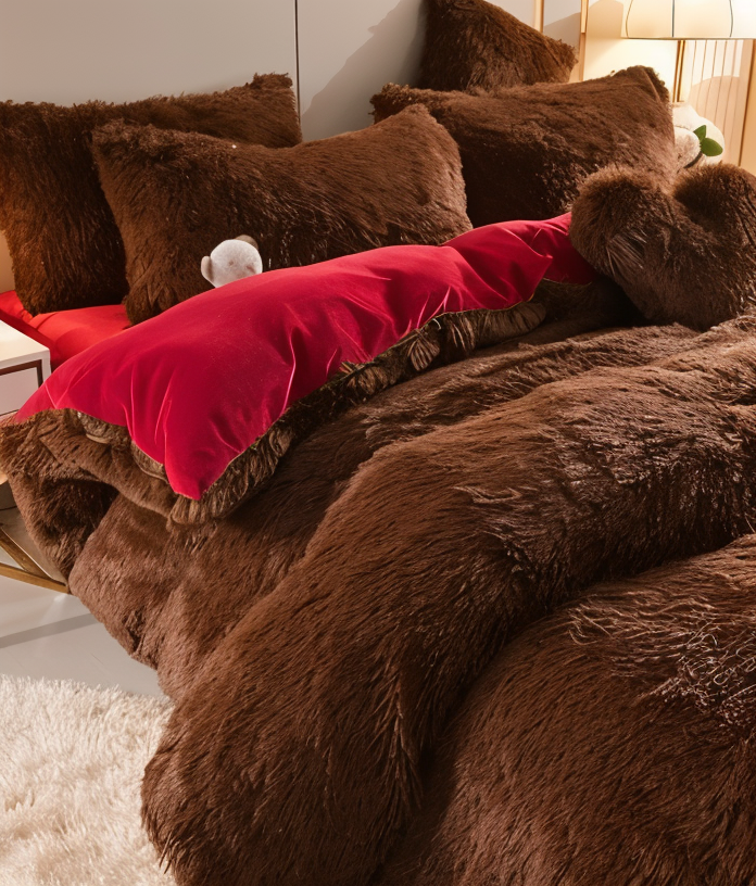 FLUFFUREST – Plush Fleece Sängkläder Set