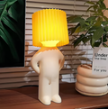 Bordslampa - Kreativ lilla blyga pojke LED-lampa