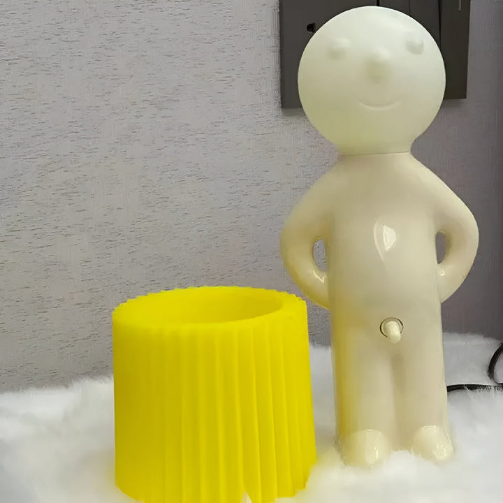 Bordslampa - Kreativ lilla blyga pojke LED-lampa
