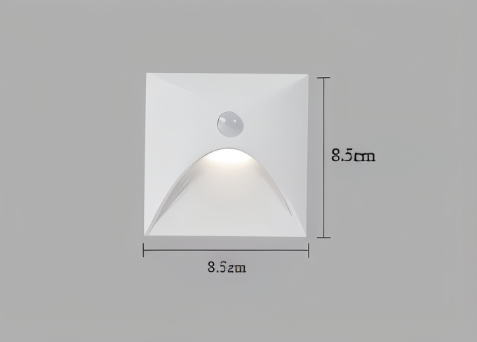 LuminiPath - Vattentät IP65 Vägglampa - Inomhus- och Utomhusvägglampa - Rörelsesensor Vägglampa LED
