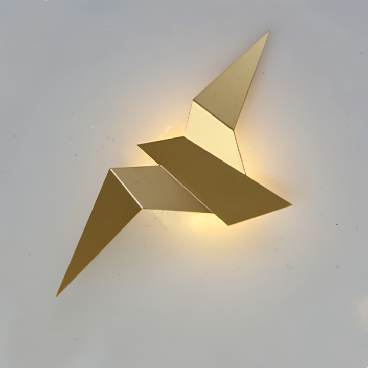OriTori Vägglampa - Geometrisk Origami Fågel Vägglampa - Japansk Stil Vägglampdesign
