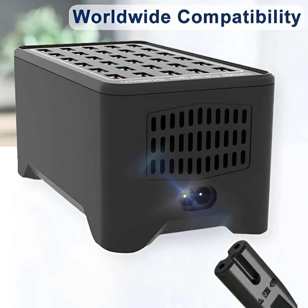 PowerPort Pro 30 - Universell Multi-USB Laddningsstation med 30 portar
