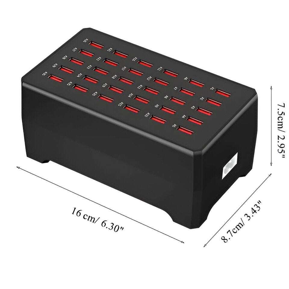 PowerPort Pro 30 - Universell Multi-USB Laddningsstation med 30 portar