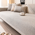 Solid Satin Sofföverdrag – Halkfritt Skydd i Bomull & Polyester