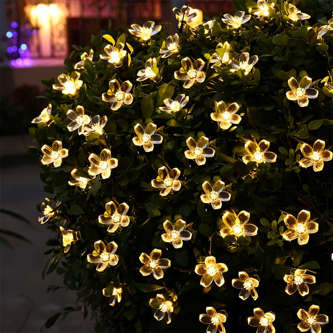 Glittrande Ljus - Dekorativa Bollar, Blommor, Stjärnor, Snöflingor LED Ljus