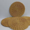 6-delars Set Tjockare Rattan Bord Set