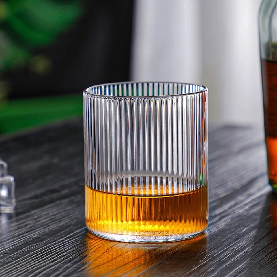 6 stycken borosilikat värmebeständiga juiceglas