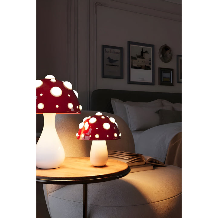 Lampa - Dekorativ Svamp Bordslampa
