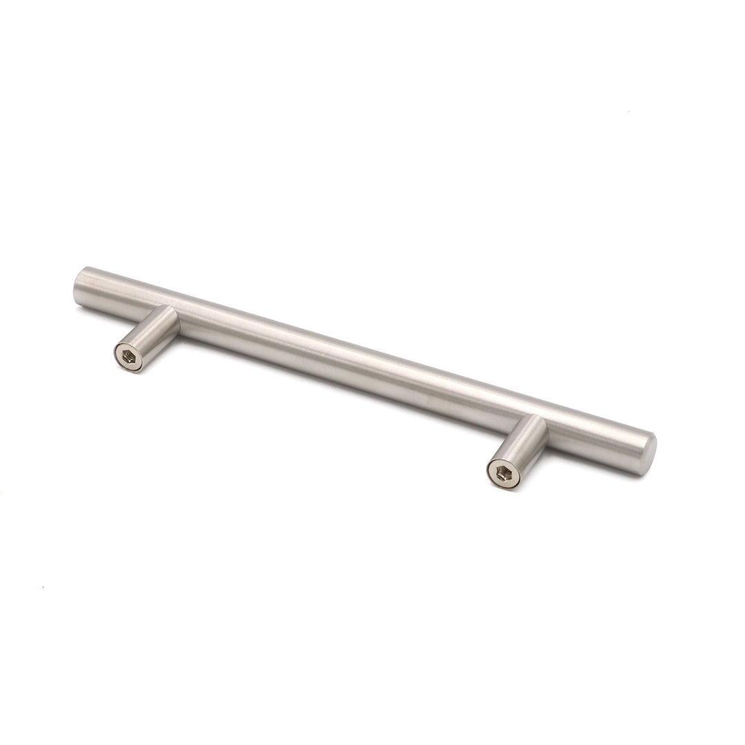 Borstad Nickel Modern Rostfritt Stål Lådhardware T-Bar Handtag