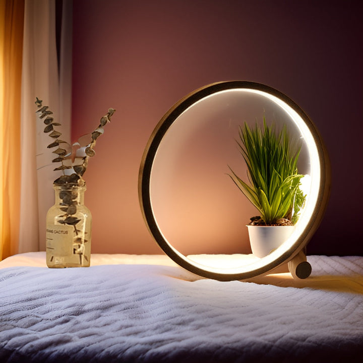 LED Minimalist Dimmable Round Table Lamp - RumiLight