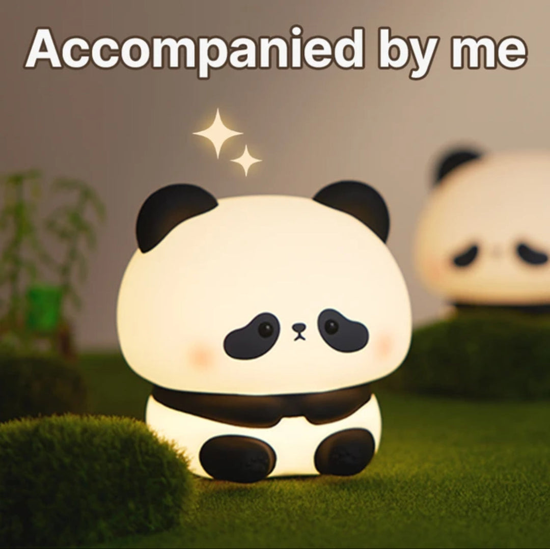 CuddlePanda Nattlampa - färgglad LED Panda för Barn