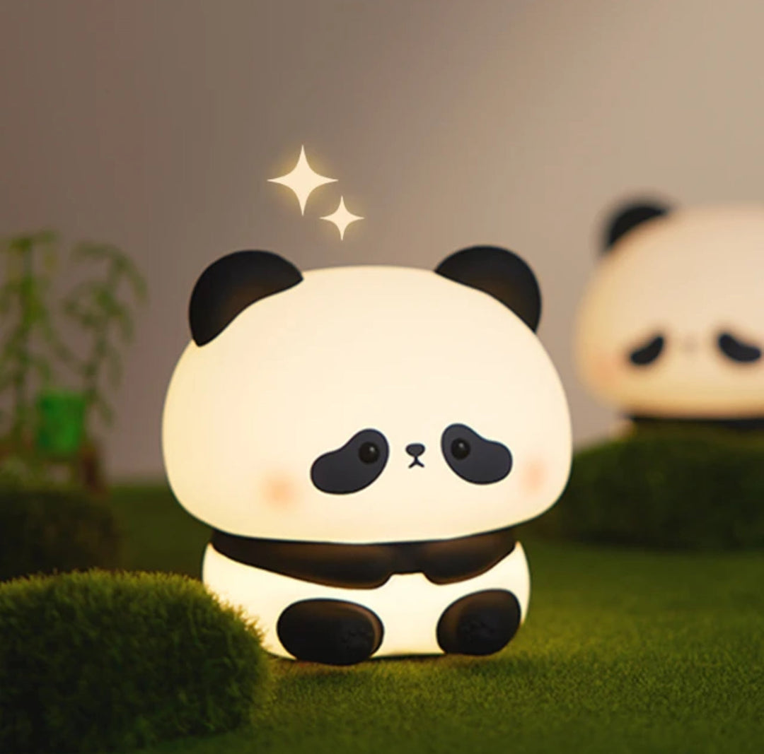 CuddlePanda Nattlampa - färgglad LED Panda för Barn