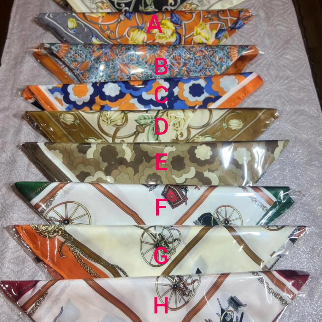 Silkesfyrkantig scarf
