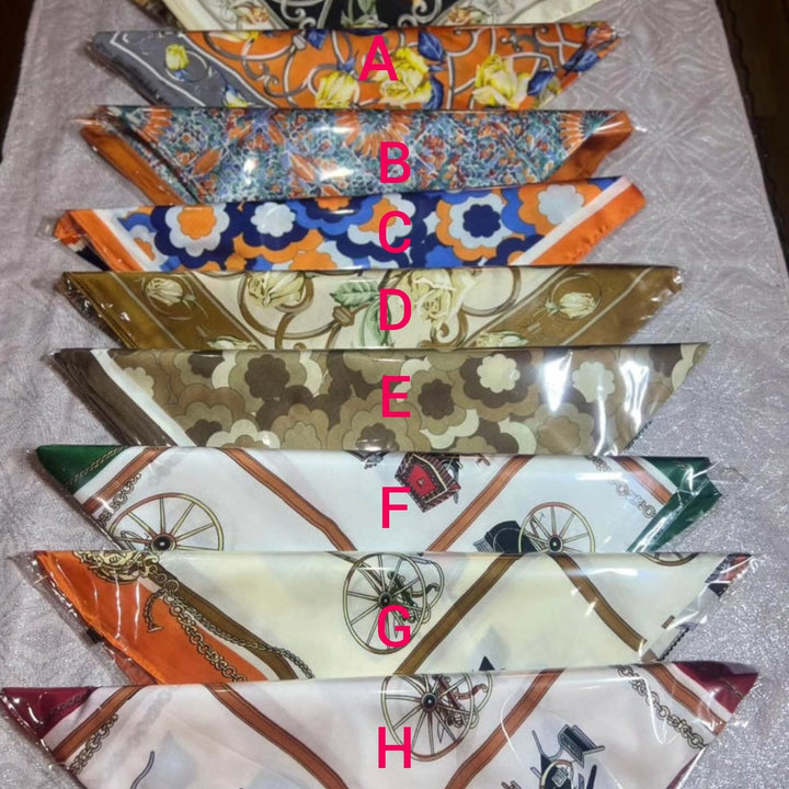 Silkesfyrkantig scarf