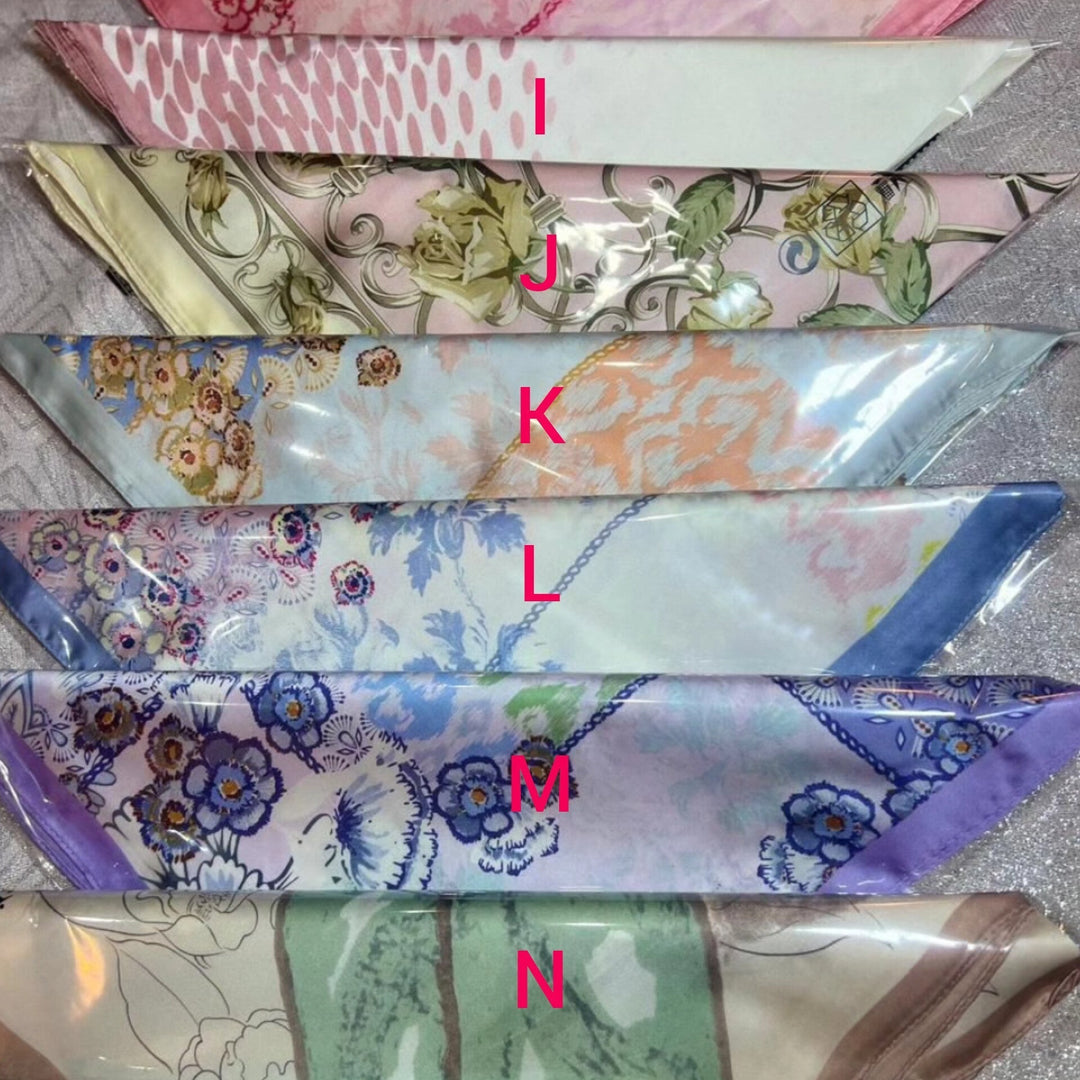 Silkesfyrkantig scarf