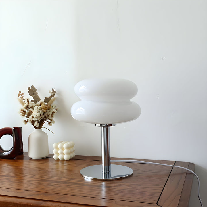 Italiensk Designer Glasägg Tarts LED Bordslampa