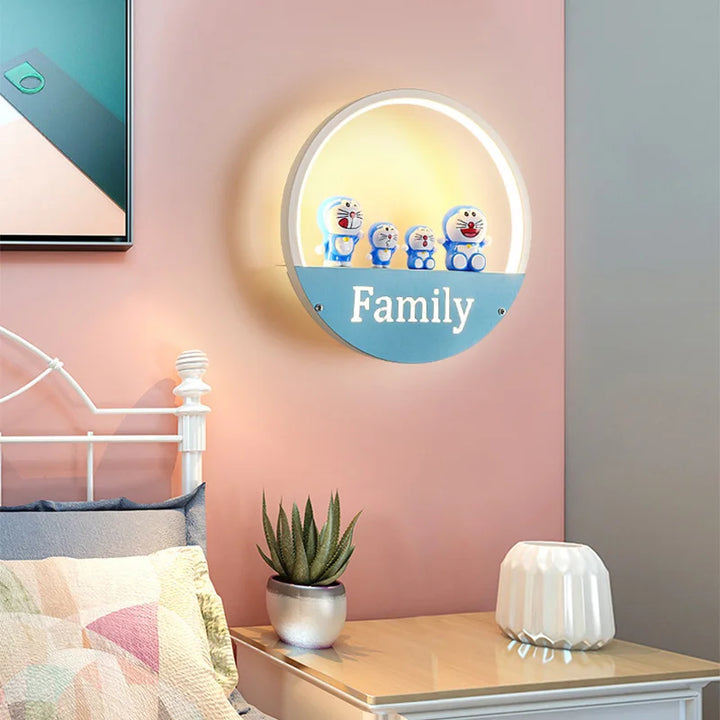 Vägglampa barnrum – Kreativ LED nattlampa vägglampa med fäste |