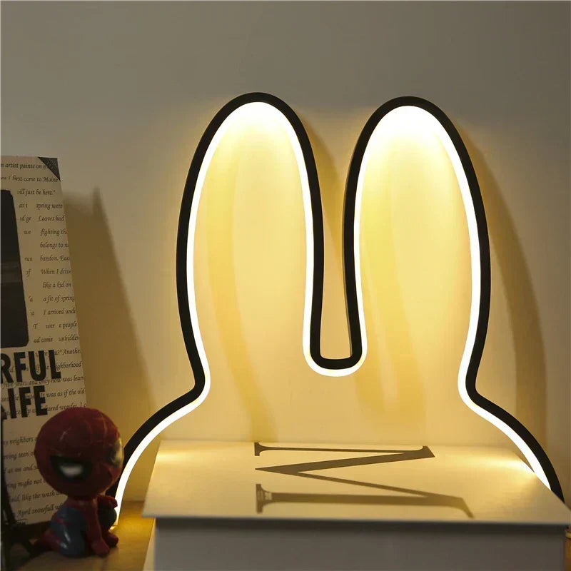 USB-uppladdningsbar kanin nattlampa med ambient belysning - BunnyLight |