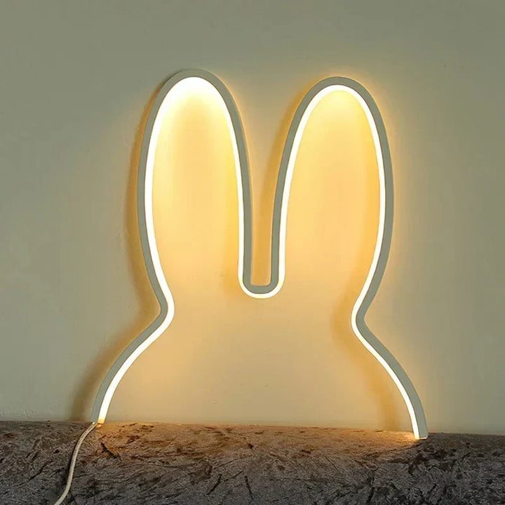 USB-uppladdningsbar kanin nattlampa med ambient belysning - BunnyLight |