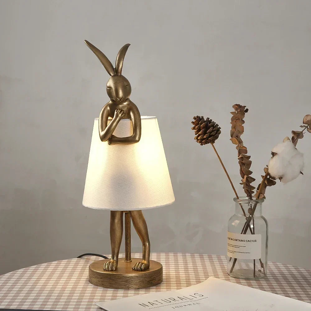 Kanintabellampa – Dimbar LED-nattlampa i modern design för barnrum och vardagsrum |