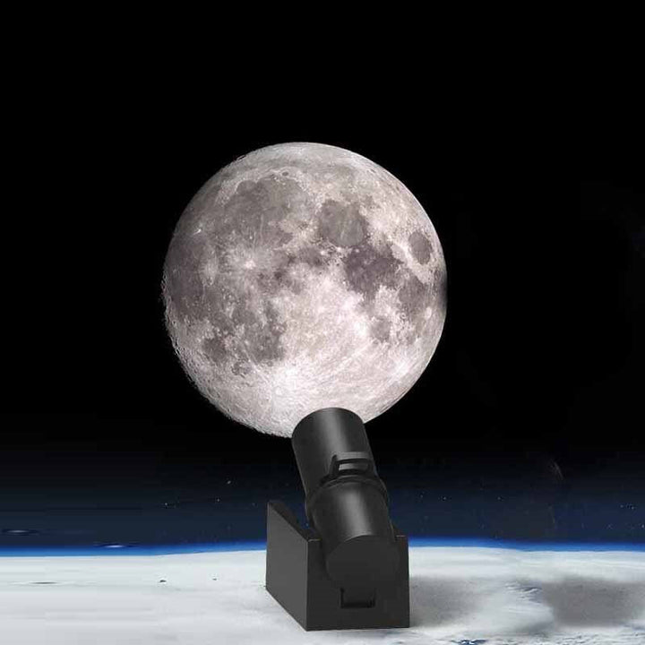 Jord &amp; Måne Projektorlampa | LED Nattljus | Kosmisk Atmosfär med Flera Läge