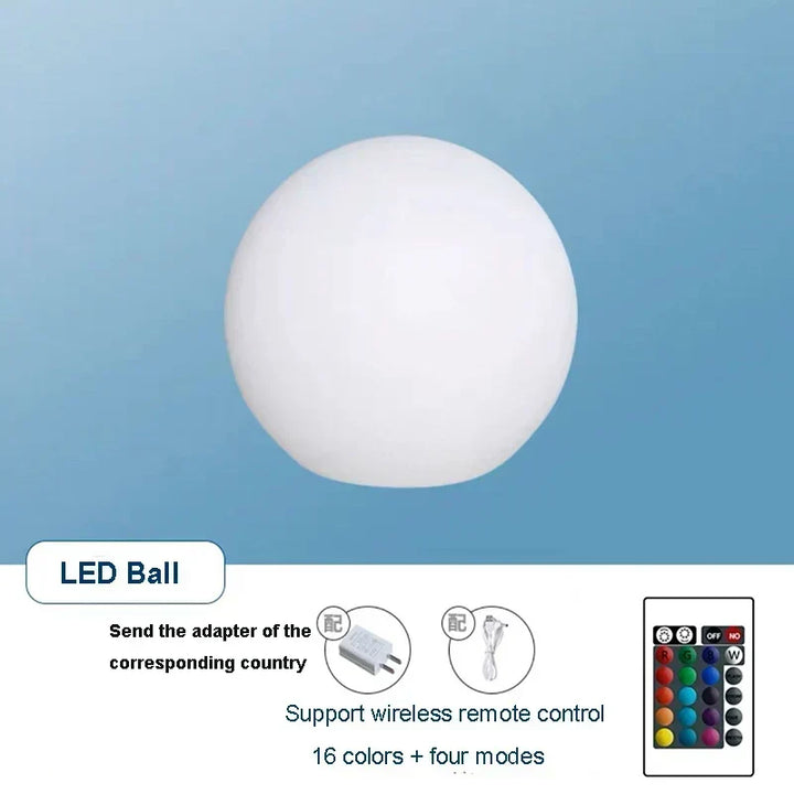 LED Bollampa - Donn - Uppladdningsbar - Vattentät - För inomhus &amp; utomhus