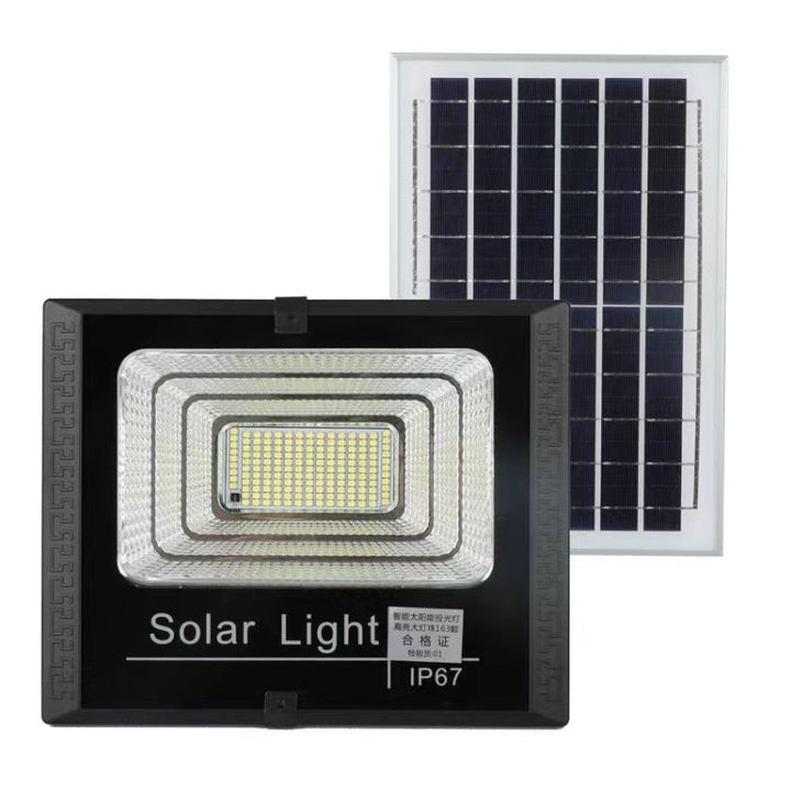 10W 100 LEDs IP67 Vattentät Solkraft Flodljus med Fjärrkontroll