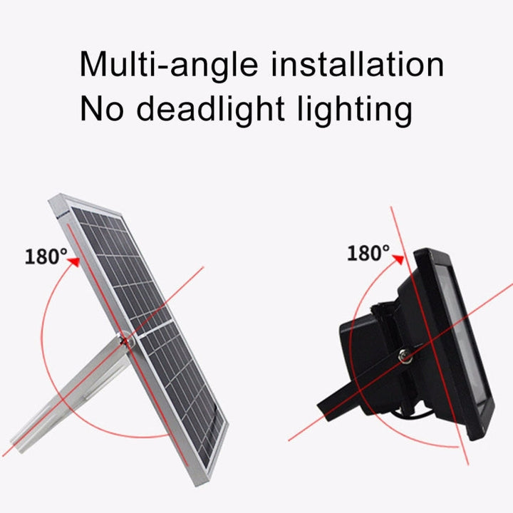 10W 100 LEDs IP67 Vattentät Solkraft Flodljus med Fjärrkontroll