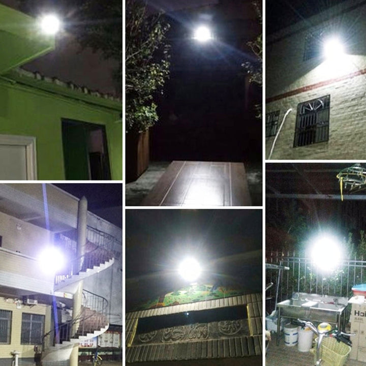 10W 100 LEDs IP67 Vattentät Solkraft Flodljus med Fjärrkontroll