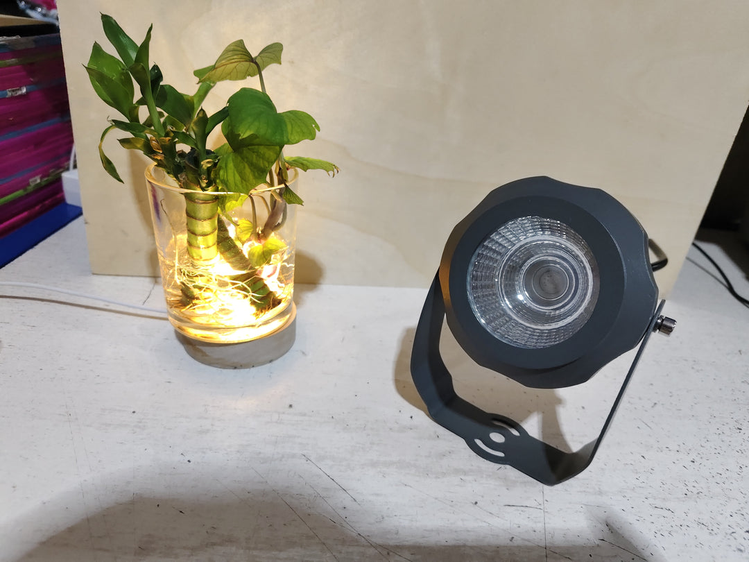 LED Flodljus COB Utomhus Vattentålig Spotlight Reklamljus Trädgårdslampa, färg: 30W 4 färgval 1