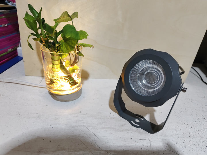 LED Flodljus COB Utomhus Vattentålig Spotlight Reklamljus Trädgårdslampa, färg: 30W 4 färgval 1