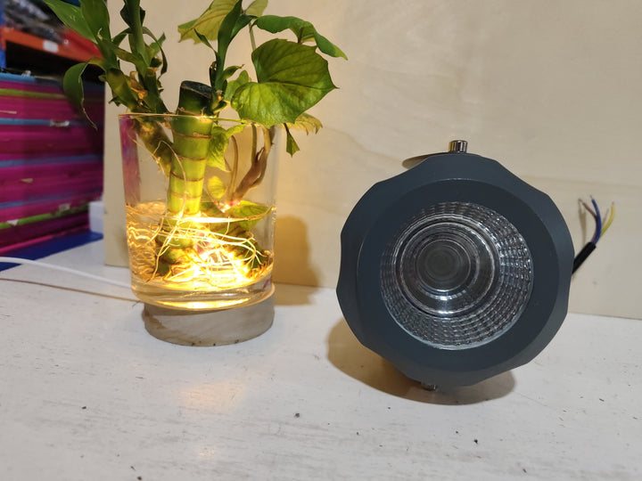 LED Flodljus COB Utomhus Vattentålig Spotlight Reklamljus Trädgårdslampa, färg: 30W 4 färgval 1