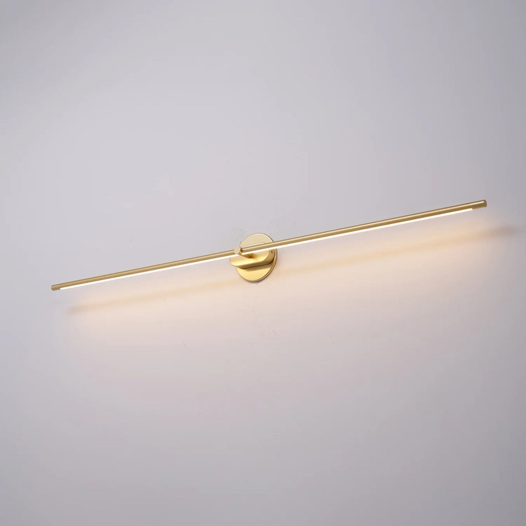 LED Badrumsspegel Vägglampa – Minimalistisk Väggsconces med Varmt Ljus, Aluminium 70/100/130 cm