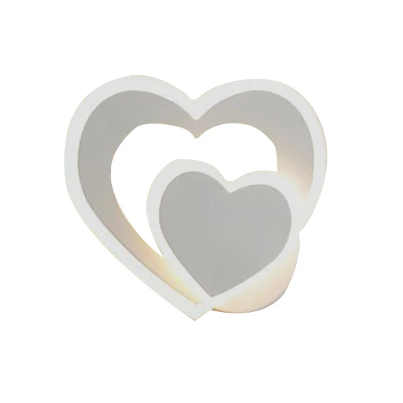 Hjärta Vägglampa | Romantisk Design | Enkel Installation - AtmosLove