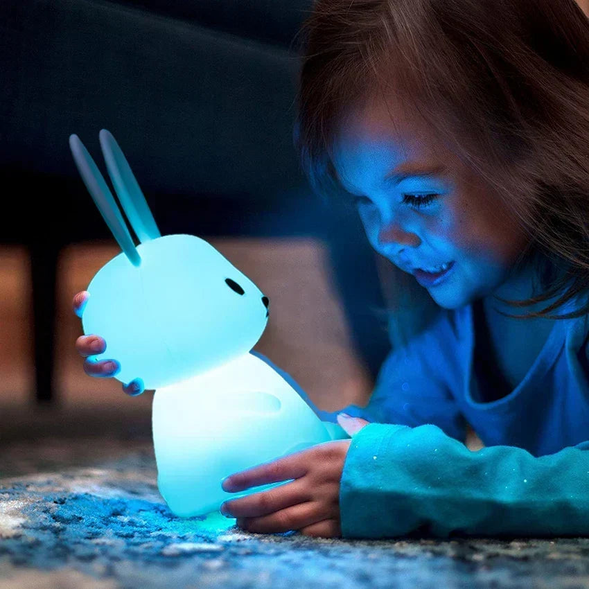LED Nattlampa för Barn – Dimbar Nattlampa med Design, USB Uppladdningsbar, Touchkontroll |