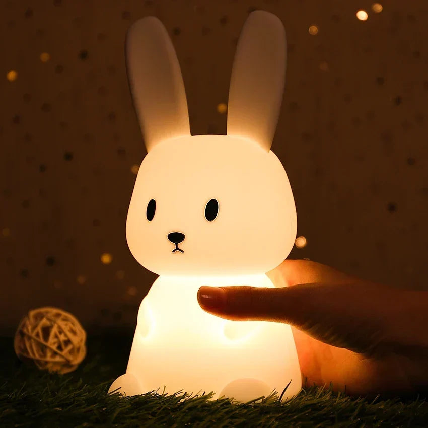 LED Nattlampa för Barn – Dimbar Nattlampa med Design, USB Uppladdningsbar, Touchkontroll |