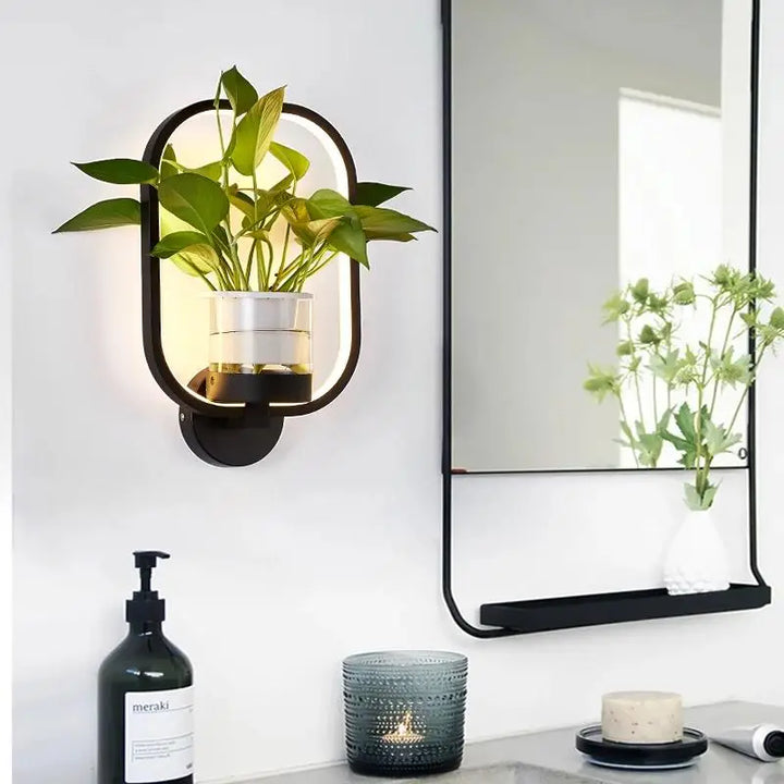 Luminaire Sconce - Vägglampa med växt