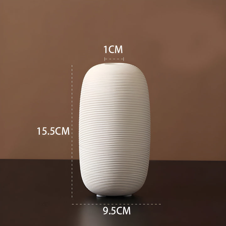 Minimalistisk Handgjord Keramisk Zen Vasen