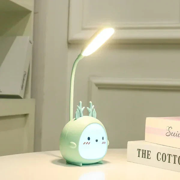 Barns Lampa för Läsning med Ögonskydd och USB Nattlampa - BrightBuddy