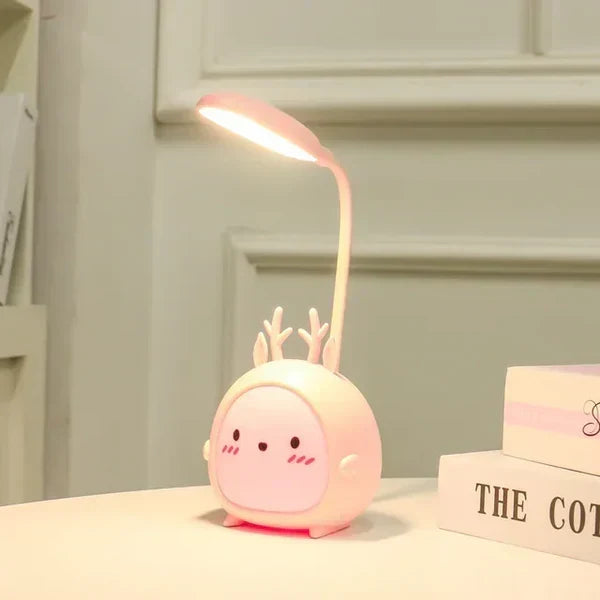Barnens Lampa för Läsning med Ögonskydd och USB Nattljus - BrightBuddy |