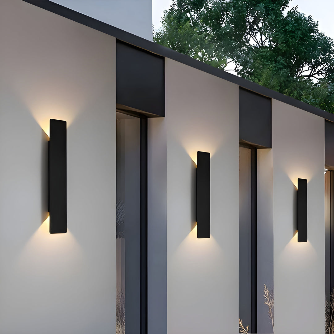 Ljus - Modern väderbeständig LED-vägglampa i aluminium för utomhusbruk