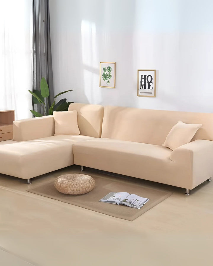 Elegant Modulär Sofföverdrag med Anpassningsbar Arrangement