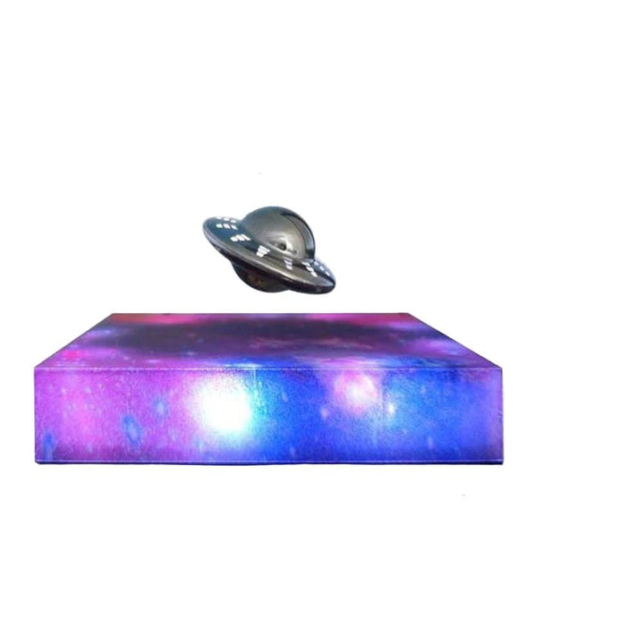 Magnetisk LED Nattlampa med Svävande Rymdskeppsdesign