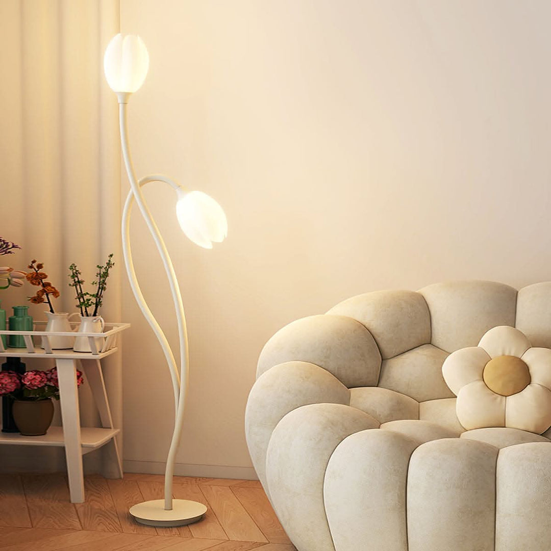 Modern Blomster Golvlampa med G9 Sockel