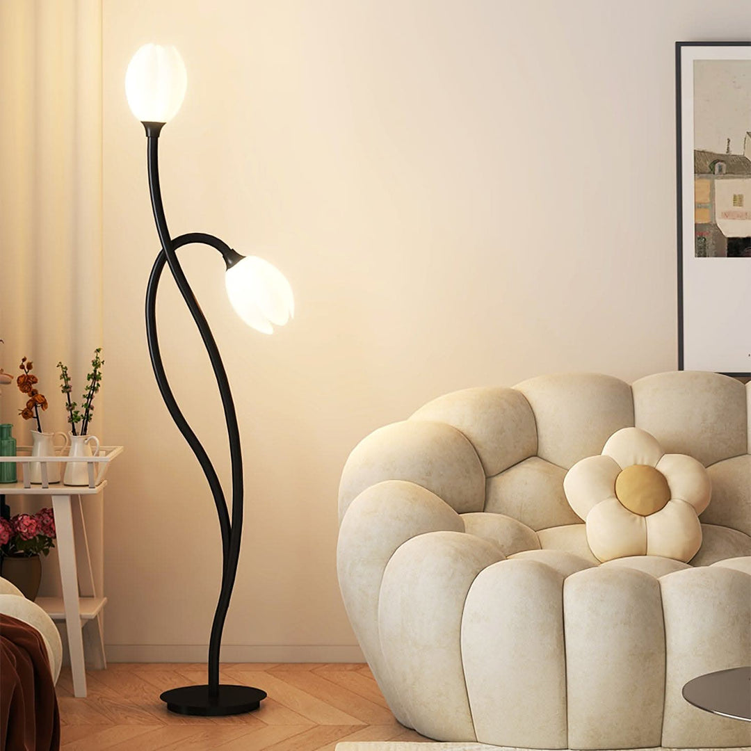 Modern Blomster Golvlampa med G9 Sockel