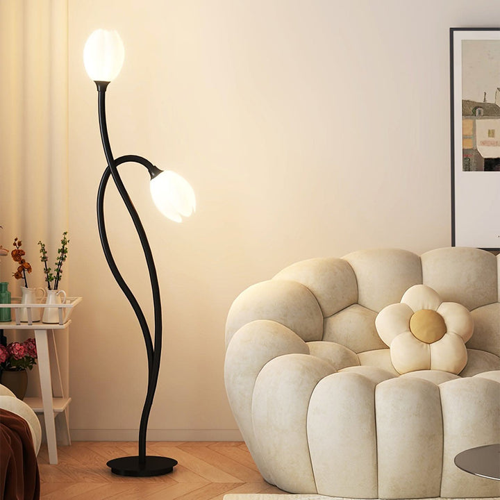 Modern Blomster Golvlampa med G9 Sockel