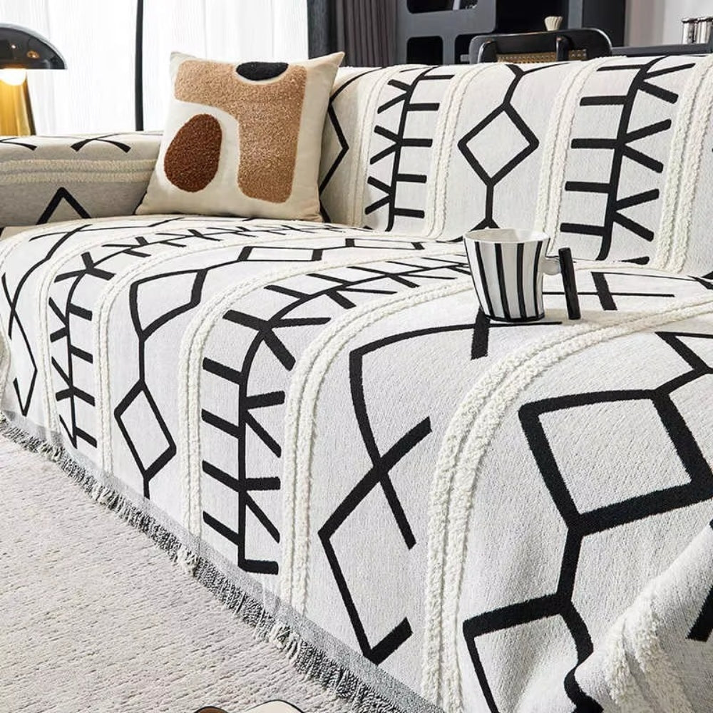 Maze Fyrsäsongers Chenille Sofföverdrag